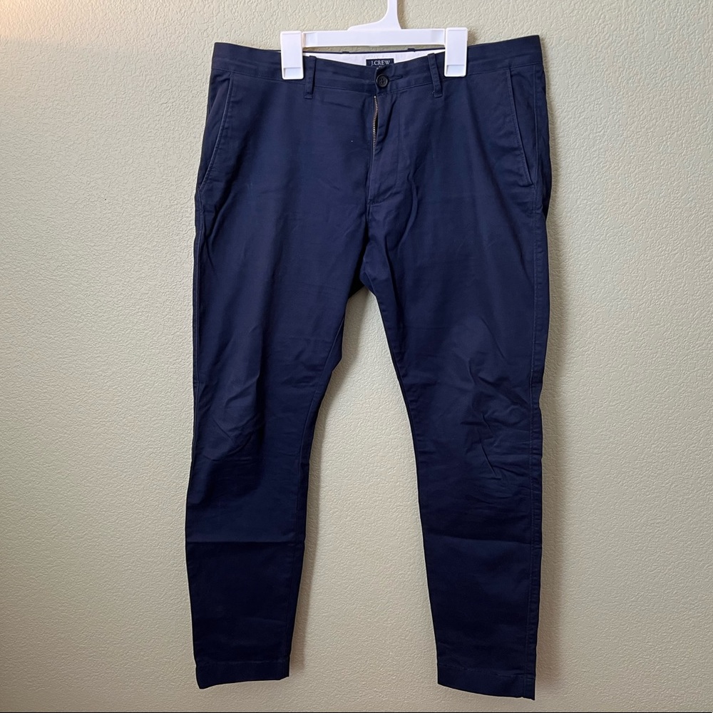 Navy Skinny Stretch Chinos